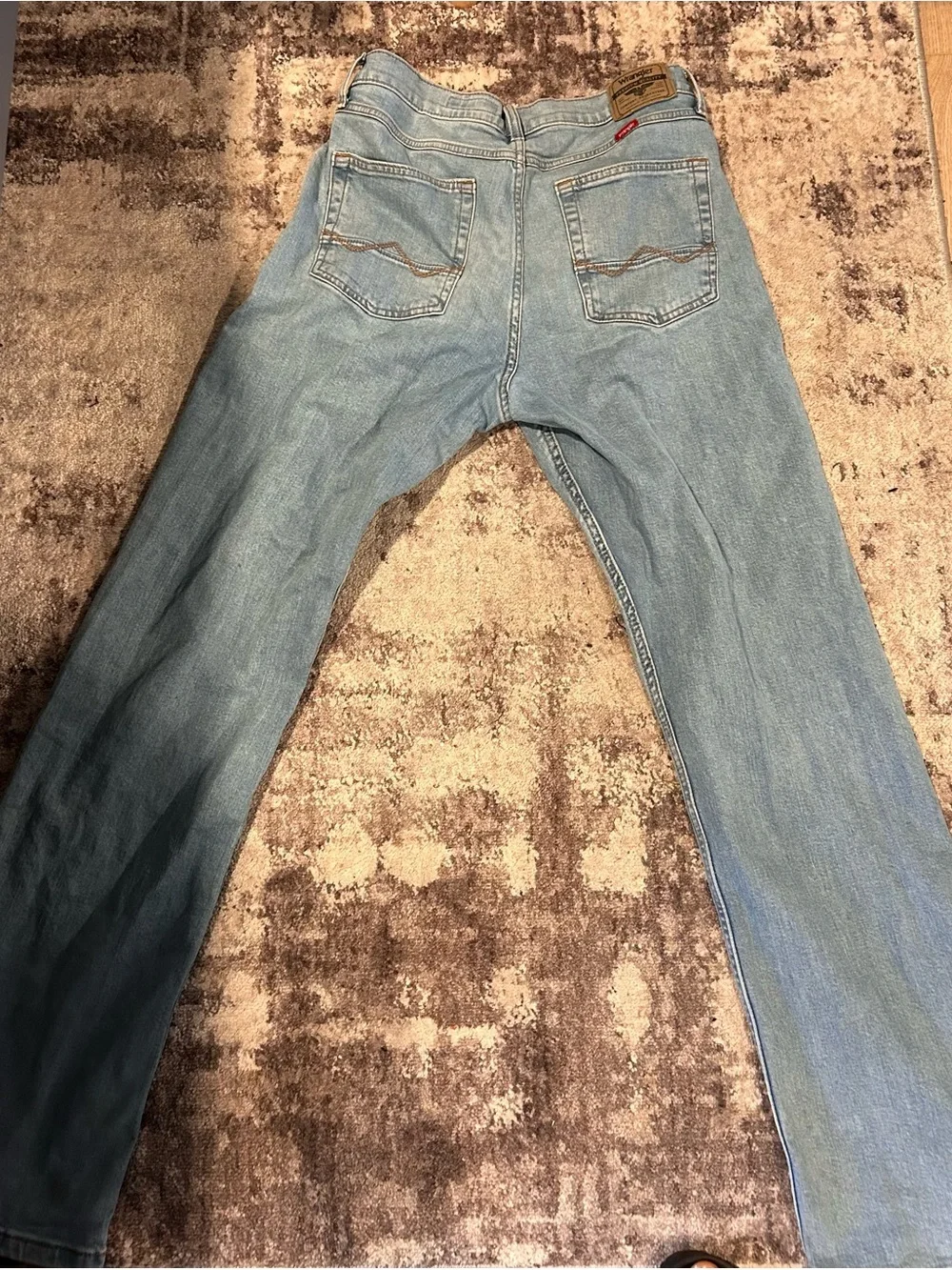 Wrangler Light Blue Relax Boot Mens Jeans